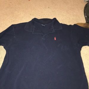 Navy short sleeve polo